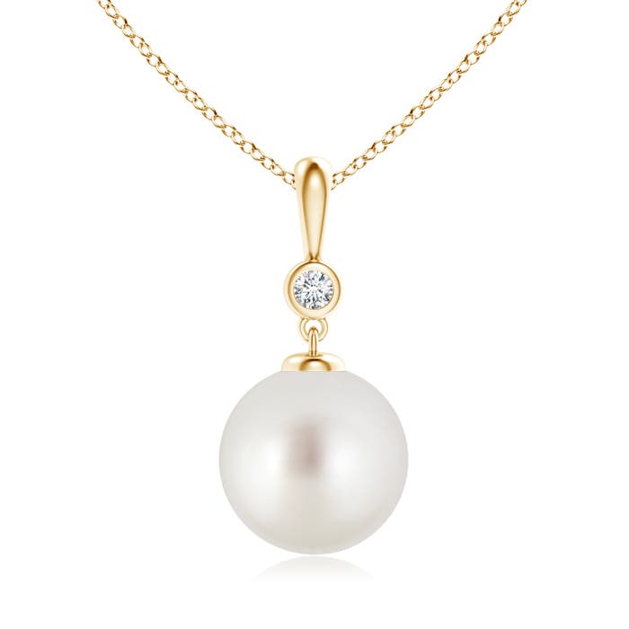 AAA - South Sea Cultured Pearl / 7.24 CT / 14 KT Yellow Gold