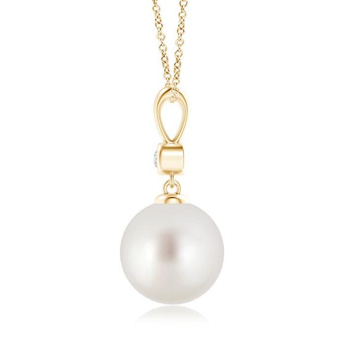 AAA - South Sea Cultured Pearl / 7.24 CT / 14 KT Yellow Gold