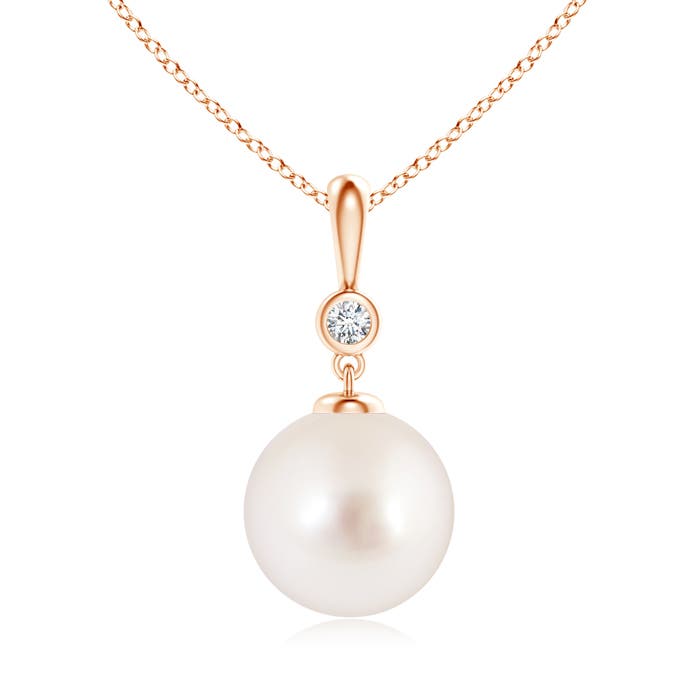 AAAA - South Sea Cultured Pearl / 7.24 CT / 14 KT Rose Gold