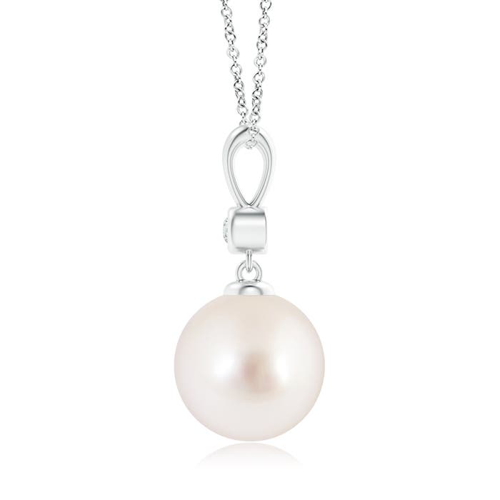 AAAA - South Sea Cultured Pearl / 7.24 CT / 14 KT White Gold