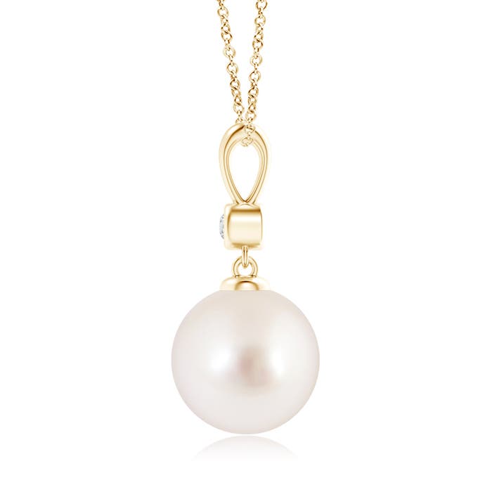 AAAA - South Sea Cultured Pearl / 7.24 CT / 14 KT Yellow Gold