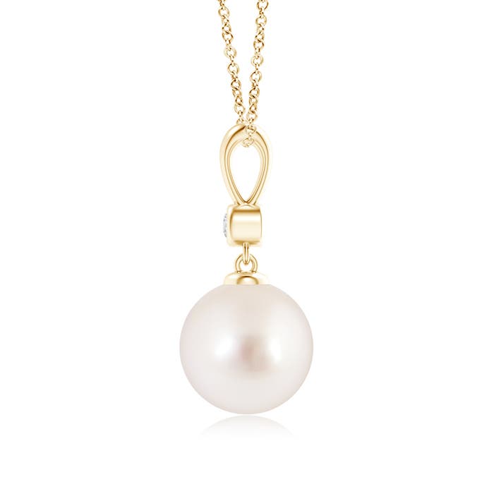 AAAA - South Sea Cultured Pearl / 5.29 CT / 14 KT Yellow Gold