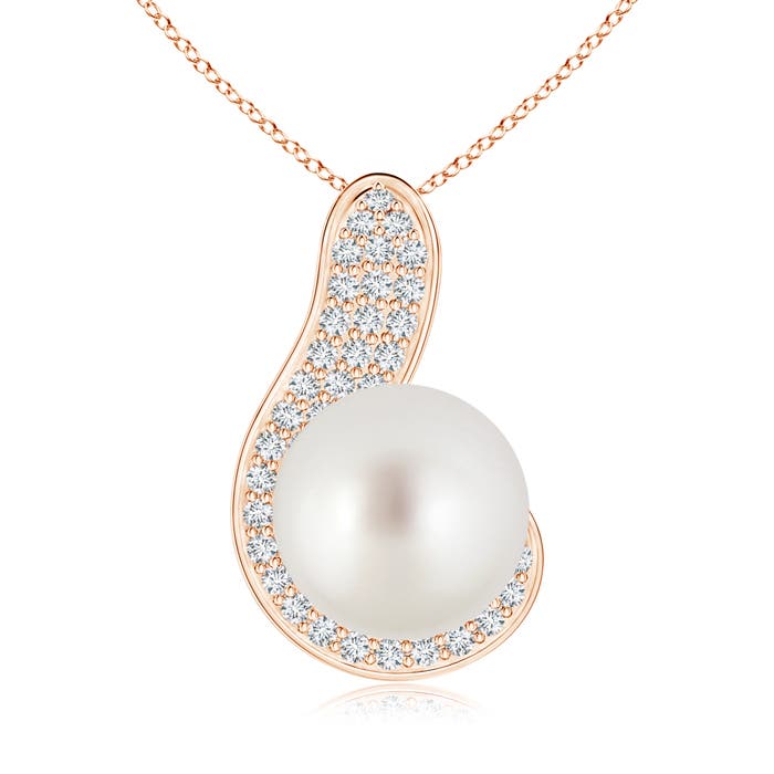 AAA - South Sea Cultured Pearl / 7.57 CT / 14 KT Rose Gold