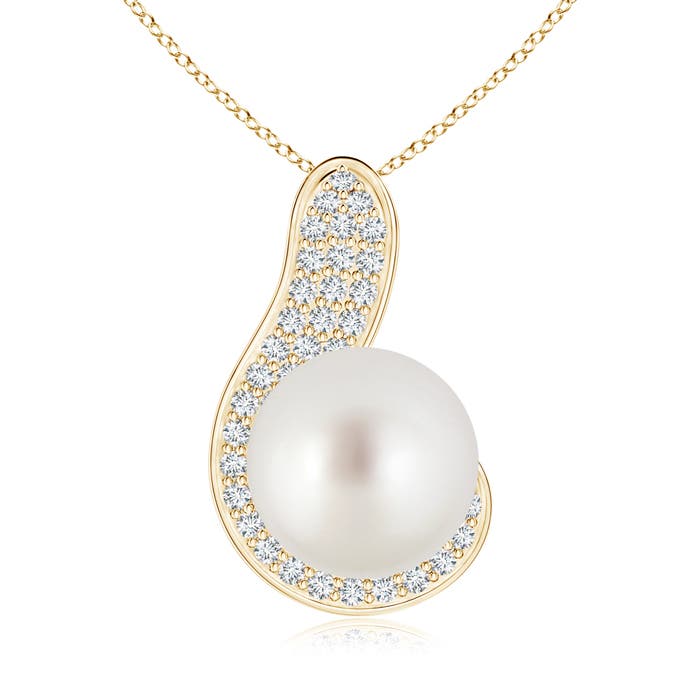 AAA - South Sea Cultured Pearl / 7.57 CT / 14 KT Yellow Gold