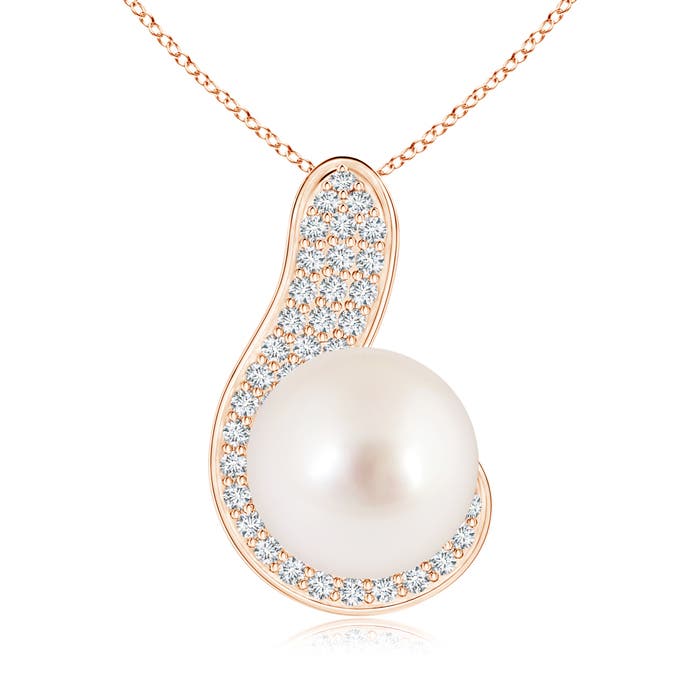 AAAA - South Sea Cultured Pearl / 7.57 CT / 14 KT Rose Gold