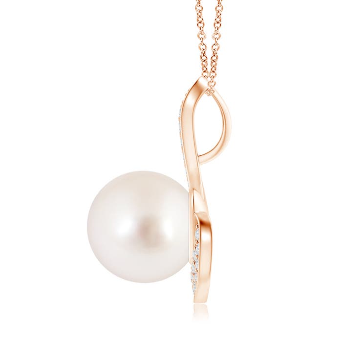 AAAA - South Sea Cultured Pearl / 7.57 CT / 14 KT Rose Gold