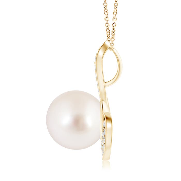 AAAA - South Sea Cultured Pearl / 7.57 CT / 14 KT Yellow Gold