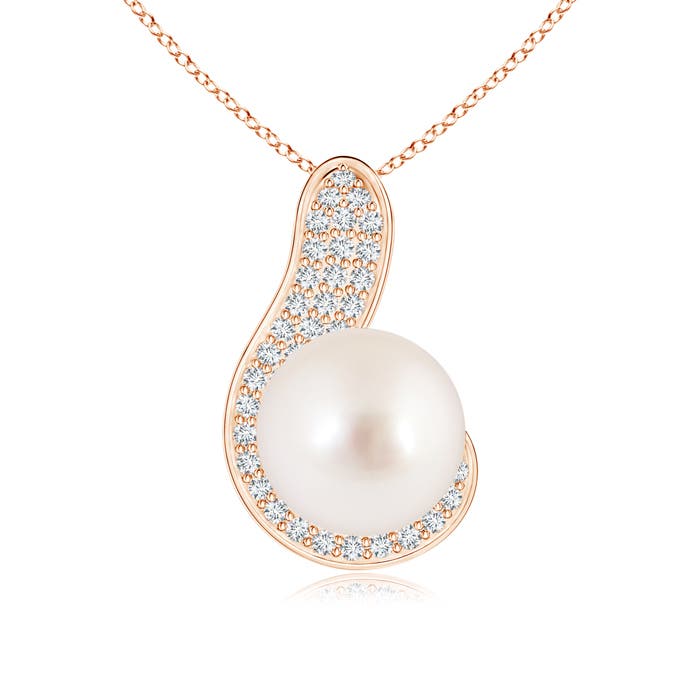 AAAA - South Sea Cultured Pearl / 5.53 CT / 14 KT Rose Gold