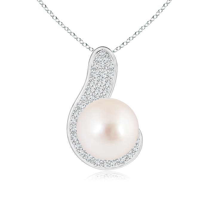 AAAA - South Sea Cultured Pearl / 5.53 CT / 14 KT White Gold