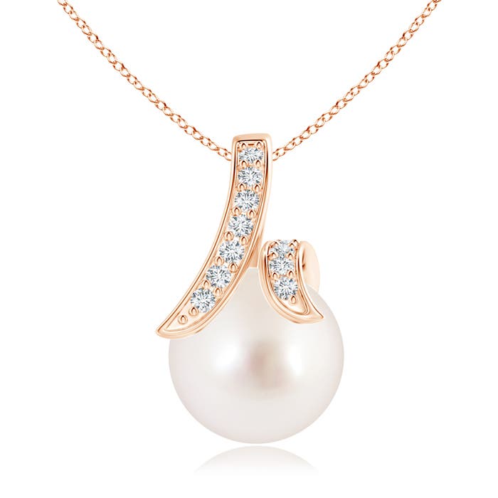 AAAA - South Sea Cultured Pearl / 7.31 CT / 14 KT Rose Gold