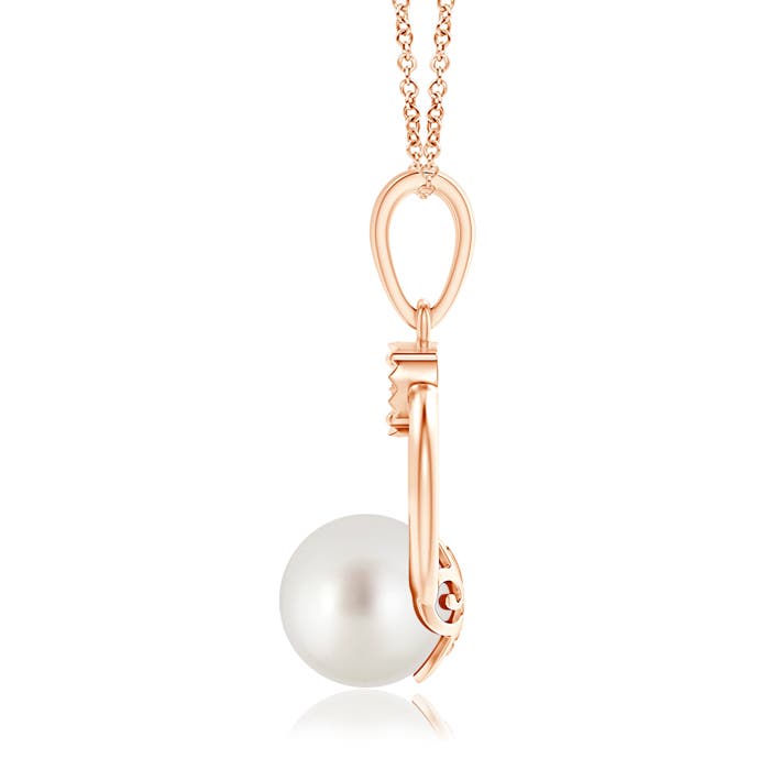 AAA - South Sea Cultured Pearl / 7.24 CT / 14 KT Rose Gold