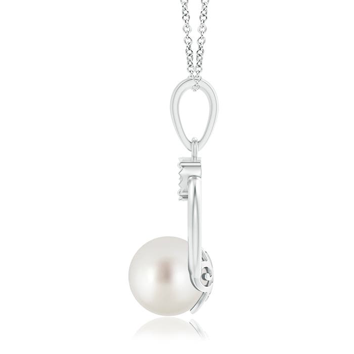 AAA - South Sea Cultured Pearl / 7.24 CT / 14 KT White Gold