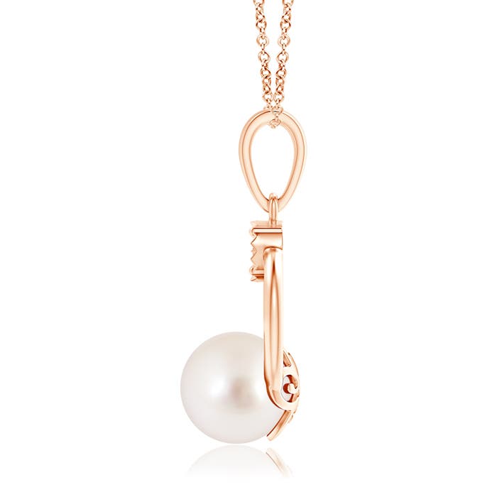 AAAA - South Sea Cultured Pearl / 7.24 CT / 14 KT Rose Gold