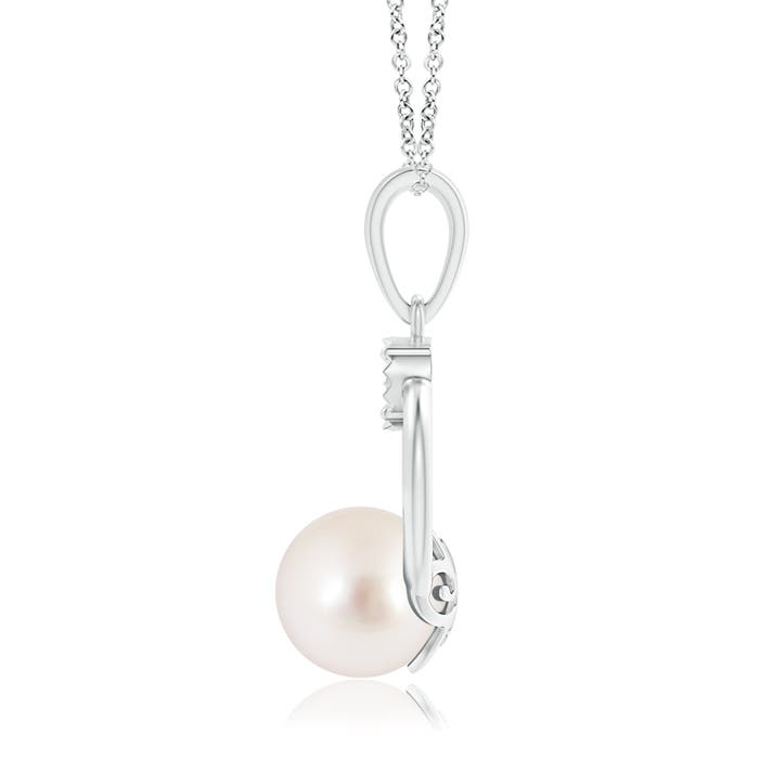 AAAA - South Sea Cultured Pearl / 7.24 CT / 14 KT White Gold