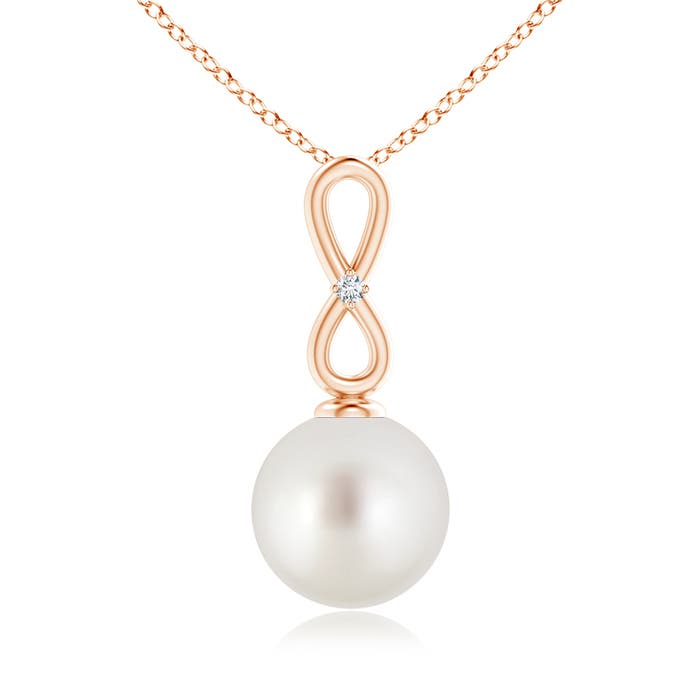 AAA - South Sea Cultured Pearl / 7.21 CT / 14 KT Rose Gold