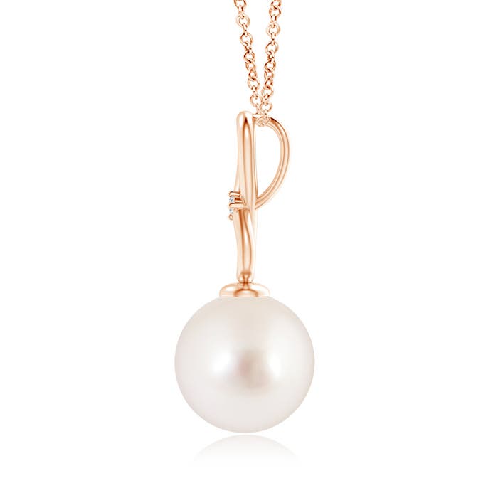 AAAA - South Sea Cultured Pearl / 7.21 CT / 14 KT Rose Gold