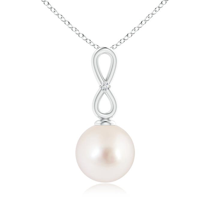 AAAA - South Sea Cultured Pearl / 7.21 CT / 14 KT White Gold