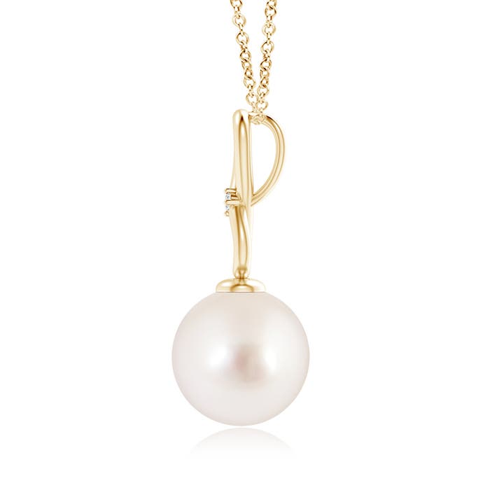 AAAA - South Sea Cultured Pearl / 7.21 CT / 14 KT Yellow Gold