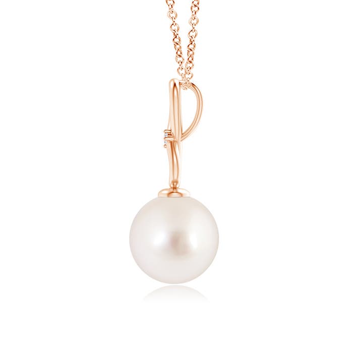 AAAA - South Sea Cultured Pearl / 5.26 CT / 14 KT Rose Gold