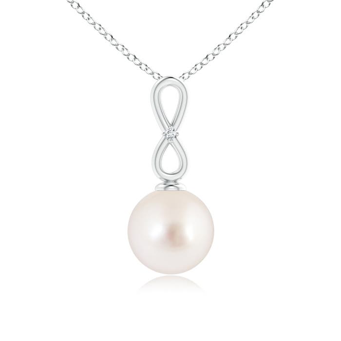 AAAA - South Sea Cultured Pearl / 5.26 CT / 14 KT White Gold