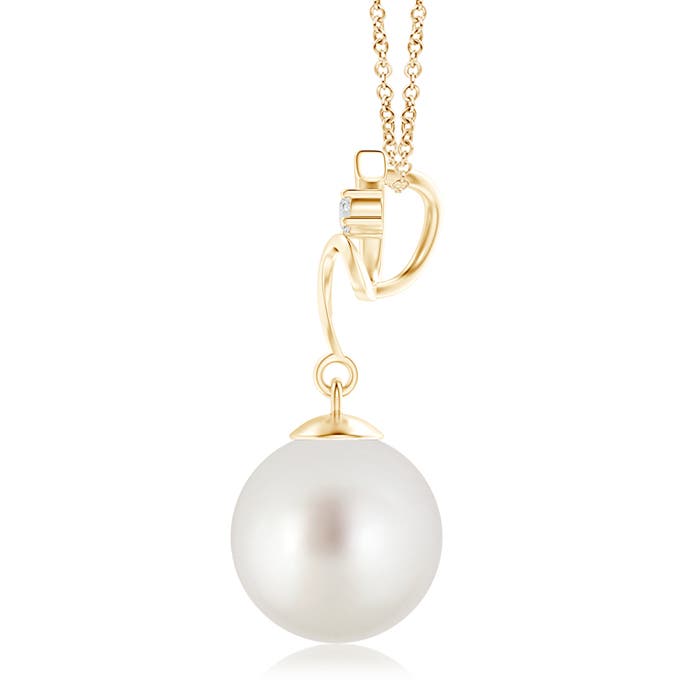 AAA - South Sea Cultured Pearl / 7.23 CT / 14 KT Yellow Gold