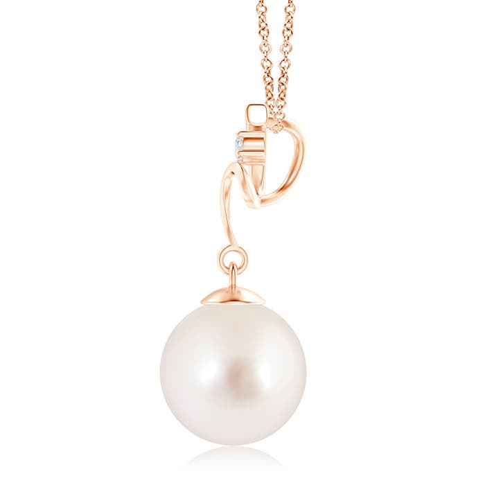 AAAA - South Sea Cultured Pearl / 7.23 CT / 14 KT Rose Gold