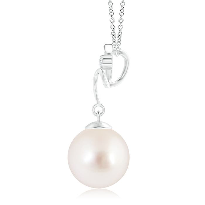 AAAA - South Sea Cultured Pearl / 7.23 CT / 14 KT White Gold