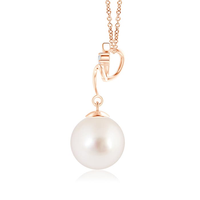 AAAA - South Sea Cultured Pearl / 5.27 CT / 14 KT Rose Gold