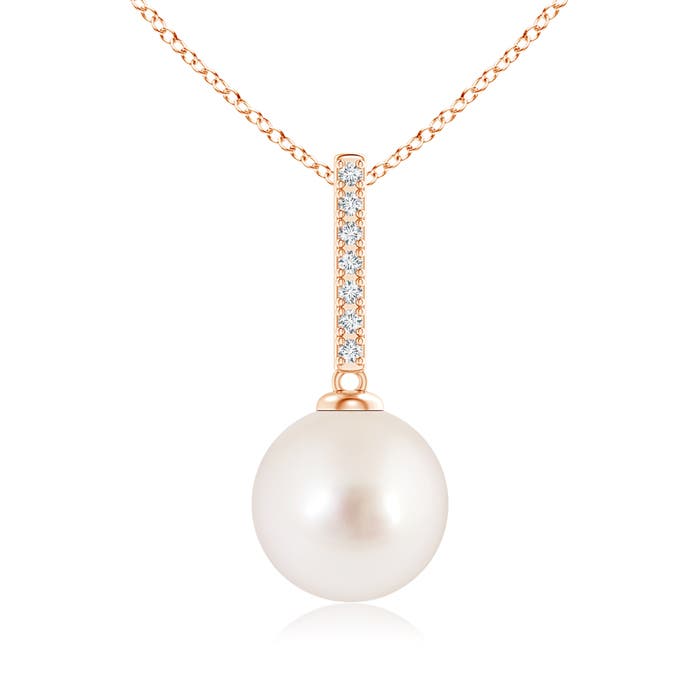 AAAA - South Sea Cultured Pearl / 7.26 CT / 14 KT Rose Gold