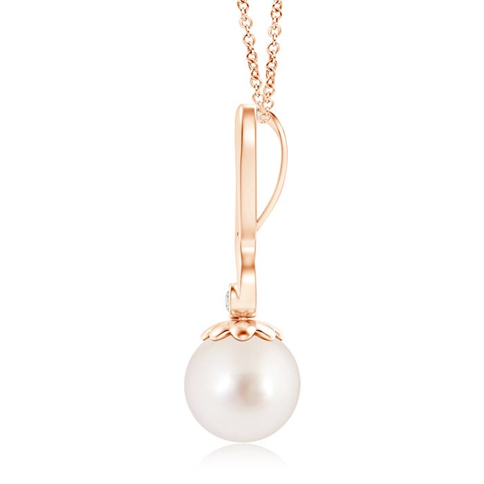 AAAA - South Sea Cultured Pearl / 7.24 CT / 14 KT Rose Gold