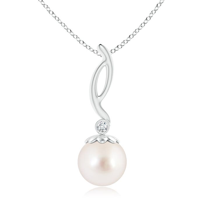 AAAA - South Sea Cultured Pearl / 7.24 CT / 14 KT White Gold