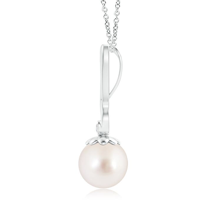 AAAA - South Sea Cultured Pearl / 7.24 CT / 14 KT White Gold