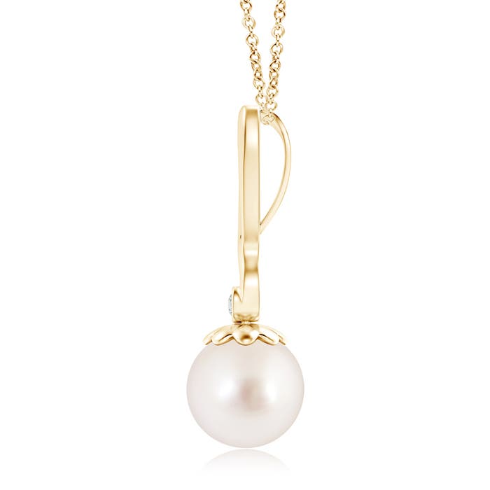 AAAA - South Sea Cultured Pearl / 7.24 CT / 14 KT Yellow Gold