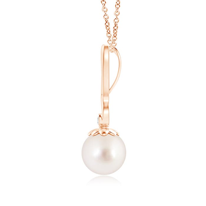 AAAA - South Sea Cultured Pearl / 5.29 CT / 14 KT Rose Gold