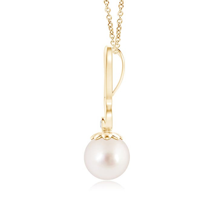 AAAA - South Sea Cultured Pearl / 5.29 CT / 14 KT Yellow Gold