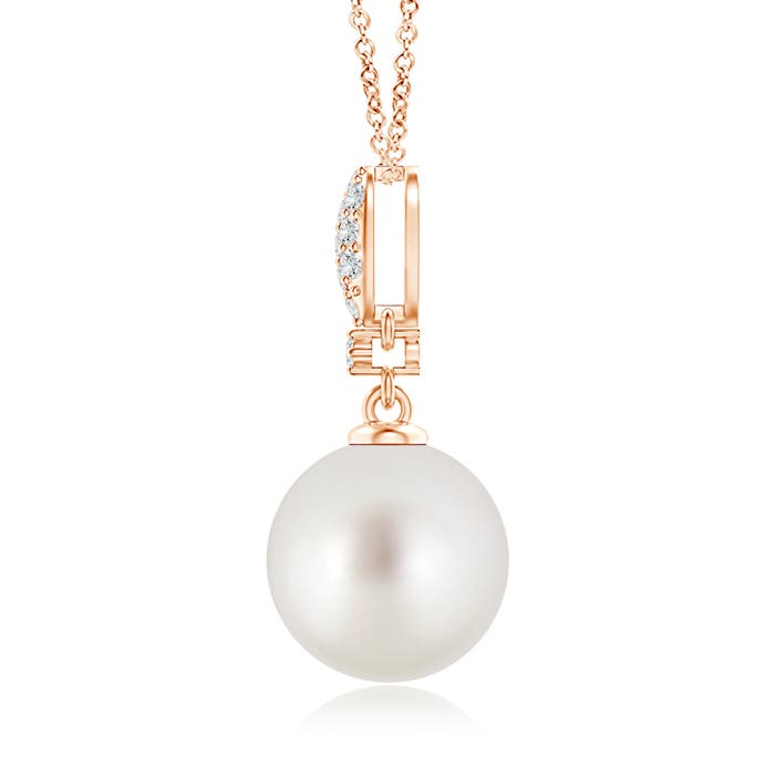 AAA - South Sea Cultured Pearl / 7.3 CT / 14 KT Rose Gold