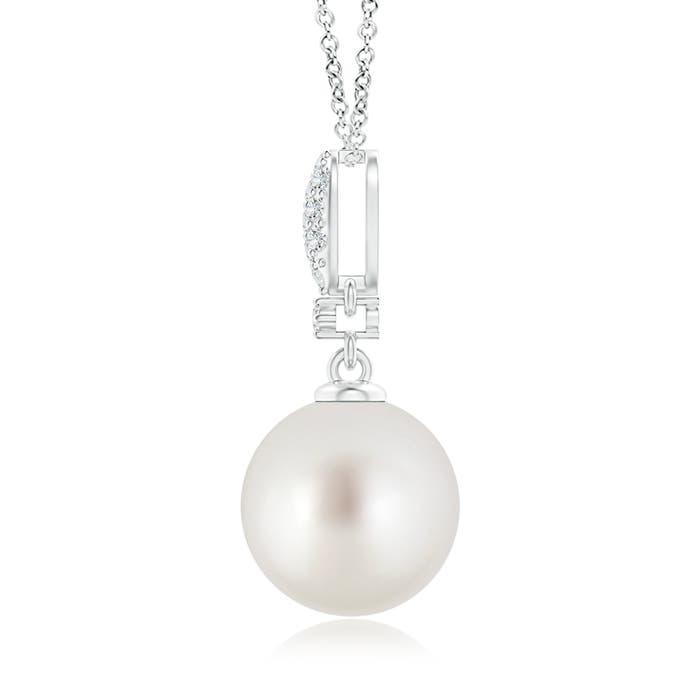 AAA - South Sea Cultured Pearl / 7.3 CT / 14 KT White Gold