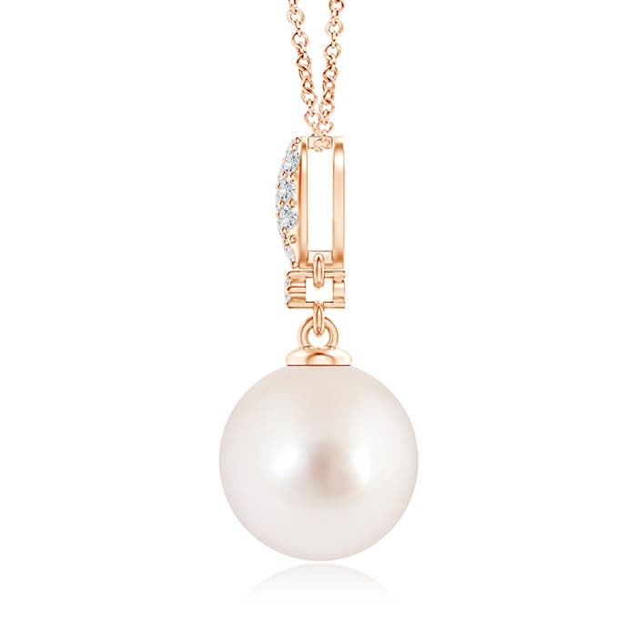 AAAA - South Sea Cultured Pearl / 7.3 CT / 14 KT Rose Gold