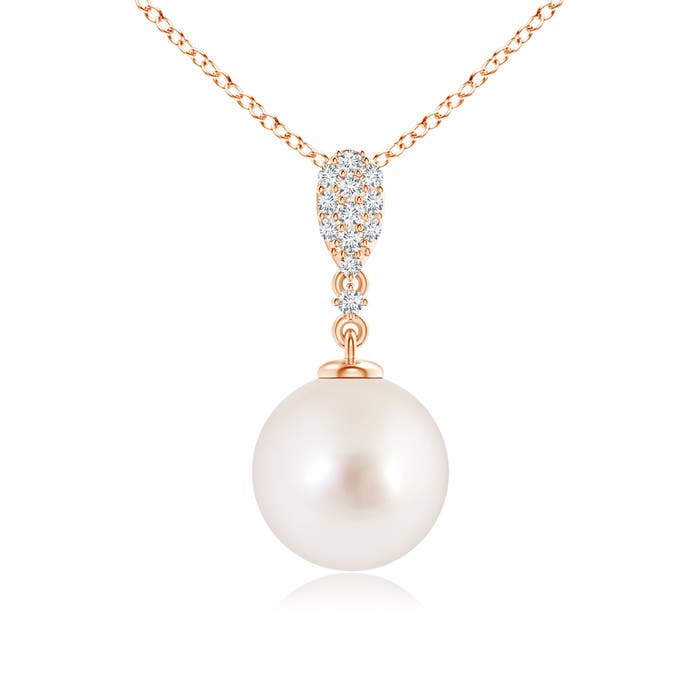 AAAA - South Sea Cultured Pearl / 5.32 CT / 14 KT Rose Gold