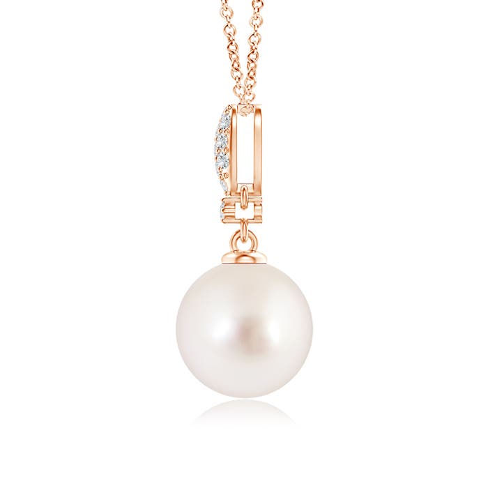 AAAA - South Sea Cultured Pearl / 5.32 CT / 14 KT Rose Gold