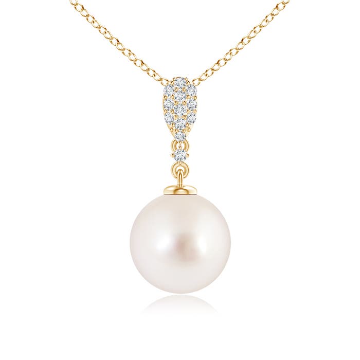 AAAA - South Sea Cultured Pearl / 5.32 CT / 14 KT Yellow Gold