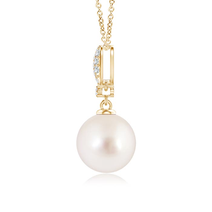 AAAA - South Sea Cultured Pearl / 5.32 CT / 14 KT Yellow Gold