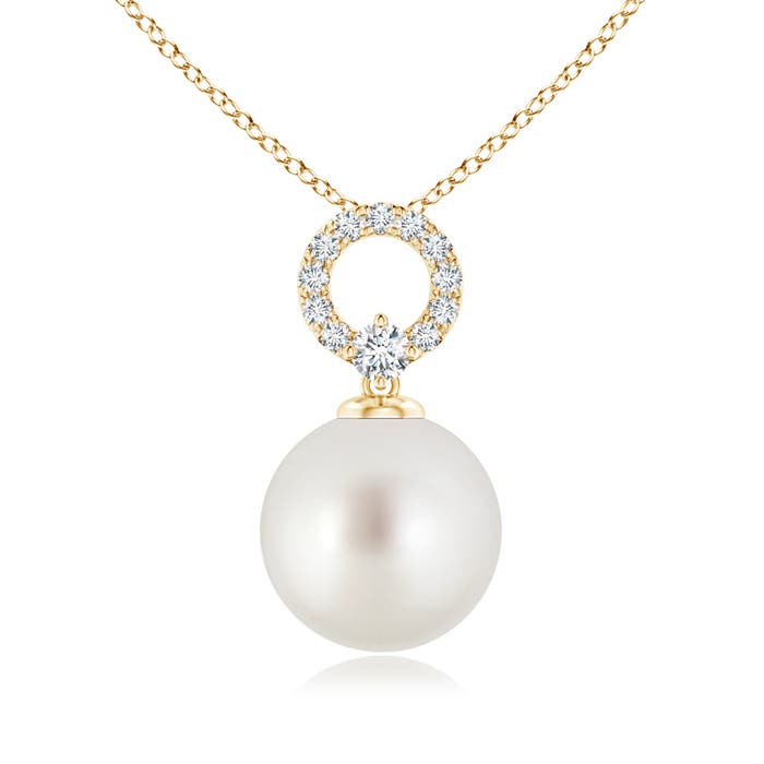 AAA - South Sea Cultured Pearl / 7.35 CT / 14 KT Yellow Gold