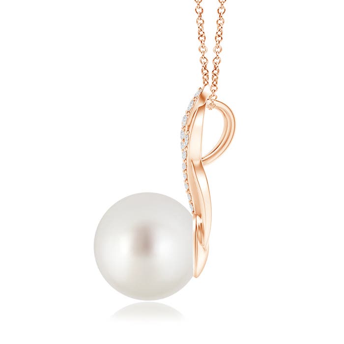 AAA - South Sea Cultured Pearl / 7.34 CT / 14 KT Rose Gold