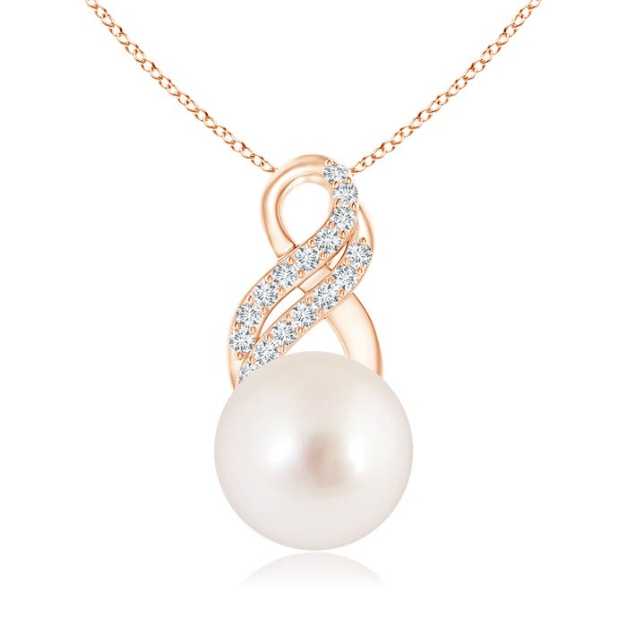 AAAA - South Sea Cultured Pearl / 7.34 CT / 14 KT Rose Gold