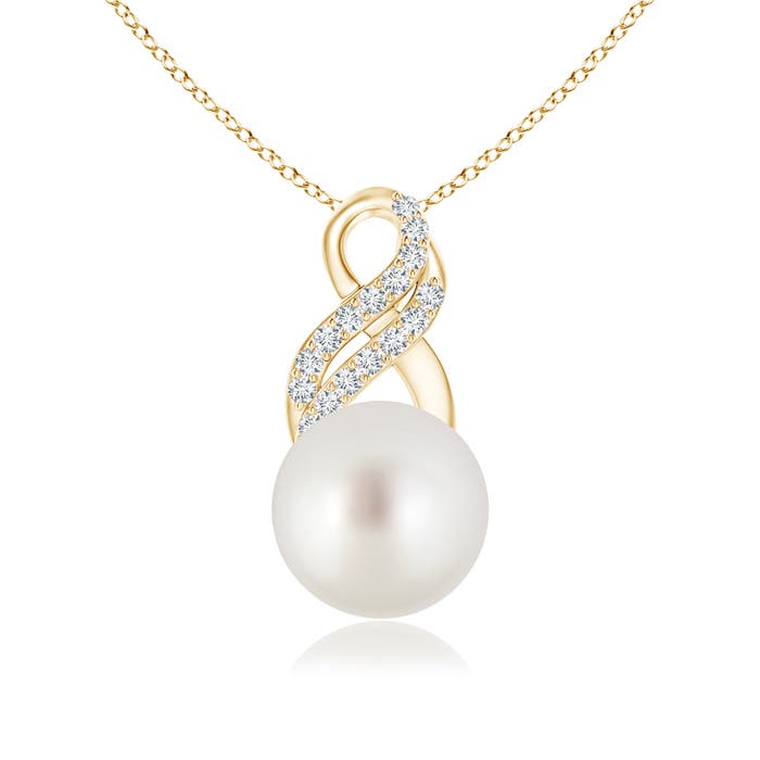 AAA - South Sea Cultured Pearl / 5.35 CT / 14 KT Yellow Gold