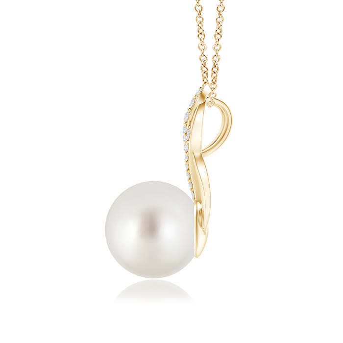 AAA - South Sea Cultured Pearl / 5.35 CT / 14 KT Yellow Gold