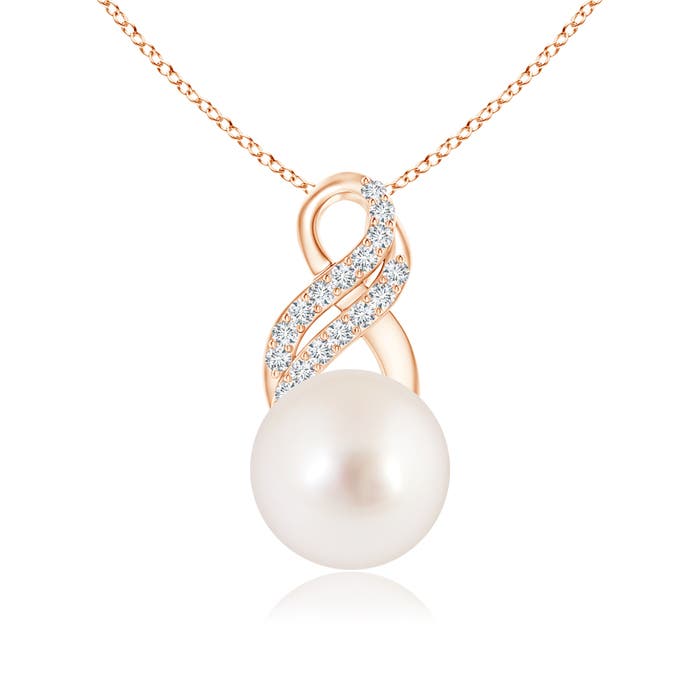 AAAA - South Sea Cultured Pearl / 5.35 CT / 14 KT Rose Gold