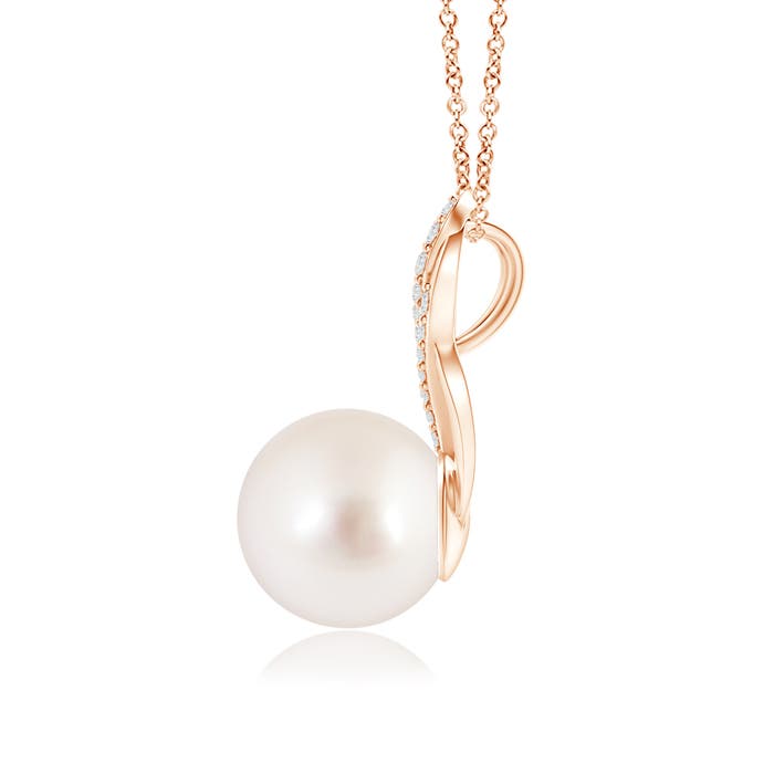 AAAA - South Sea Cultured Pearl / 5.35 CT / 14 KT Rose Gold