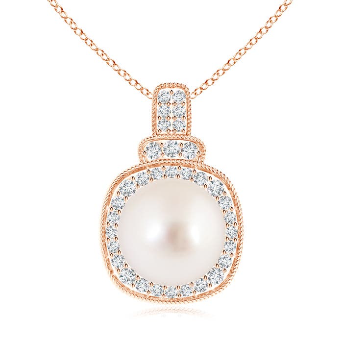 AAAA - South Sea Cultured Pearl / 7.51 CT / 14 KT Rose Gold